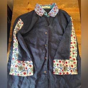 Vintage Floral Blouse